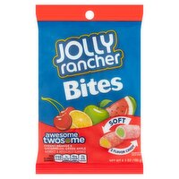 Jolly Rancher Bites Cherry - Orange & Watermelon - Green Apple Soft Candy, 6.5 oz