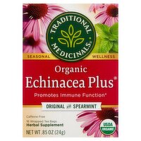 Traditional Medicinals Echinacea Plus Organic Herbal Supplement, 16 count, .85 oz