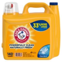 Arm & Hammer Clean Burst Detergent, 140 loads, 140 fl oz