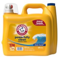 Arm & Hammer Clean Burst Powerfully Clean Vibrantly Fresh Detergent, 174 loads, 174 fl oz, 174 Fluid ounce