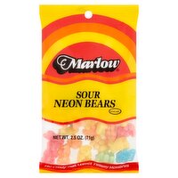 Marlow Sour Neon Bears, 2.5 oz