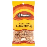 Marlow Unsalted Cashews, 2 oz