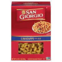 San Giorgio Cavatappi No. 53 Pasta, 16 oz, 16 Ounce