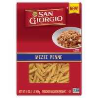 San Giorgio Mezze Penne Enriched Macaroni Product, 16 oz, 16 Ounce