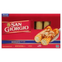 San Giorgio Manicotti No.33 Pasta, 14 count, 8 oz