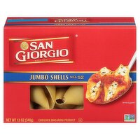 San Giorgio Jumbo Shells No.52 Pasta, 12 oz