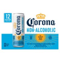 Corona Non-Alcoholic Malt Beverage, 12 fl oz, 12 count