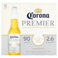 Corona Premier Imported Beer - 12 Pack, Bottles, 144 oz