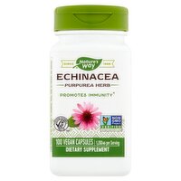 Nature's Way Echinacea Purpurea Herb Dietary Supplement, 1,200 mg, 100 count