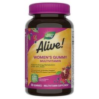 Nature's Way Alive! Women's Gummy Multivitamin Supplement, 60 count