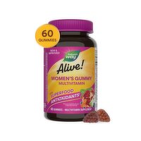 Nature's Way Alive! Women's Gummy Multivitamin Supplement, 60 count