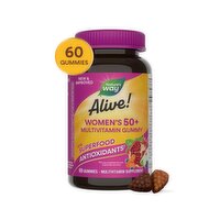 Nature's Way Alive! Women's 50+ Gummy Multivitamin Supplement, 60 count