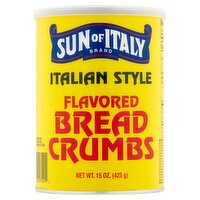 Sun of Italy Italian Style Flavored Bread Crumbs, 15 oz