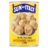 Sun of Italy Artichoke Hearts, 5/7 count, 14 oz