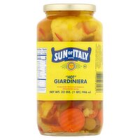 Sun of Italy "Hot" Giardiniera, 32 oz