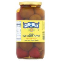 Sun of Italy Whole Hot Cherry Peppers, 32 fl oz