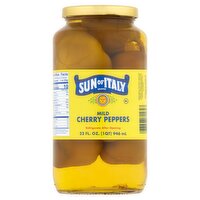 Sun of Italy Mild Cherry Peppers, 32 fl oz