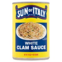 Sun of Italy White Clam Sauce, 15 oz