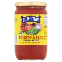 Sun of Italy Tomato & Basil Pasta Sauce, 24 oz