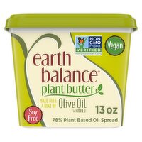 Earth Balance Olive Oil Whipped Buttery Spread, 13 oz