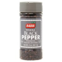 Badia Black Pepper Whole 2 oz