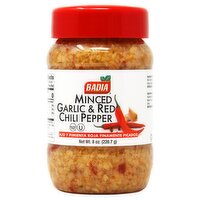 Badia Minced Garlic & Red Chili Pepper, 8 oz