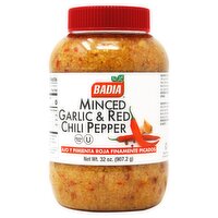 Badia Minced Garlic & Red Chili Pepper, 32 oz