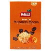 Badia Mandarin Mocha Herbal Tea, 25 count, 1.76 oz