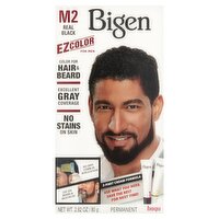 Bigen M2 Real Black EZ Color for Men, 2.82 oz, 1 Each