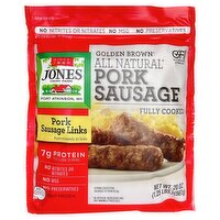 Jones Dairy Farm Golden Brown All Natural Pork Sausage Links, 20 oz