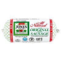 Jones Dairy Farm All Natural Original Pork Sausage, 16 oz, 16 Ounce