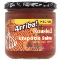 Arriba! Medium Fire Roasted Mexican Chipotle Salsa, 16 oz