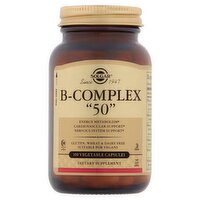 Solgar B-Complex "50" Dietary Supplement, 100 count