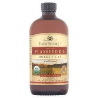 Solgar Earth Source Organic Flaxseed Oil Dietary Supplement, 16 fl oz