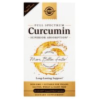 Solgar Full Spectrum Curcumin Dietary Supplement, 60 count