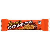 Reese's Nutrageous Chocolate Candy, Peanuts, Peanut Butter & Caramel Candy Bar, 1.66 oz