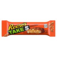 Reese's Take 5 Pretzels, Caramel, Peanut Butter, Peanuts, and Chocolate Bar, 1.5 oz, 1.5 Ounce