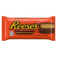 Reese's Milk Chocolate & Peanut Butter Cups, 2 count, 1.5 oz, 1.5 Ounce