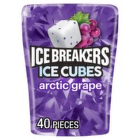 Ice Breakers Ice Cubes Arctic Grape Sugar Free Gum, 40 count, 40 Each