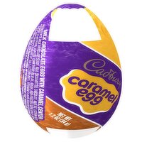 CADBURY Milk Chocolate Caramel Egg Candy, Easter, 1.2 oz, Egg