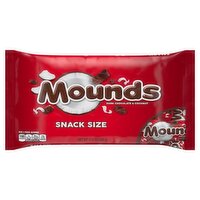 MOUNDS Coconut and Dark Chocolatey Snack Size, Candy Bag, 11.3 oz