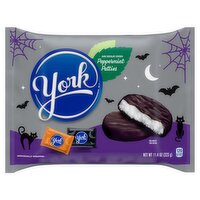 YORK Dark Chocolate Peppermint Patties, Halloween Candy Bag, 11.4 oz