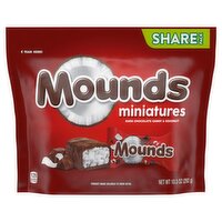 Mounds Dark Chocolate Candy & Coconut Miniatures Share Pack, 10.3 oz