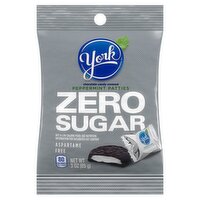 York Zero Sugar Chocolate Candy Covered Peppermint Patties, 3 oz