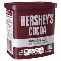 Hershey's 100% Cacao Natural Unsweetened Cocoa, 8 oz