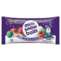 Cadbury Mini Snow Balls Milk Chocolate with a Crisp Sugar Shell, 9 oz