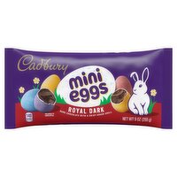Cadbury Mini Eggs Royal Dark Chocolate with A Crisp Sugar Shell, 9 oz