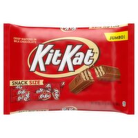 KIT KAT® Milk Chocolate Wafer Snack Size, Candy Jumbo Bag, 20.1 oz