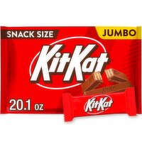 KitKat Crisp Wafers in Milk Chocolate Snack Size Jumbo Bag, 20.1 oz