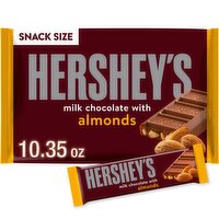Hershey's Milk Chocolate with Almonds Snack Size, 10.35 oz